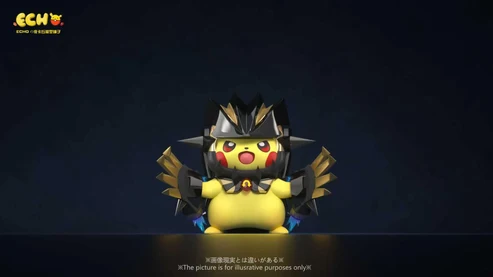 Echo – Pokémon Pikachu Cosplay Groudon Premium Collectible Figure Statue - Image 2