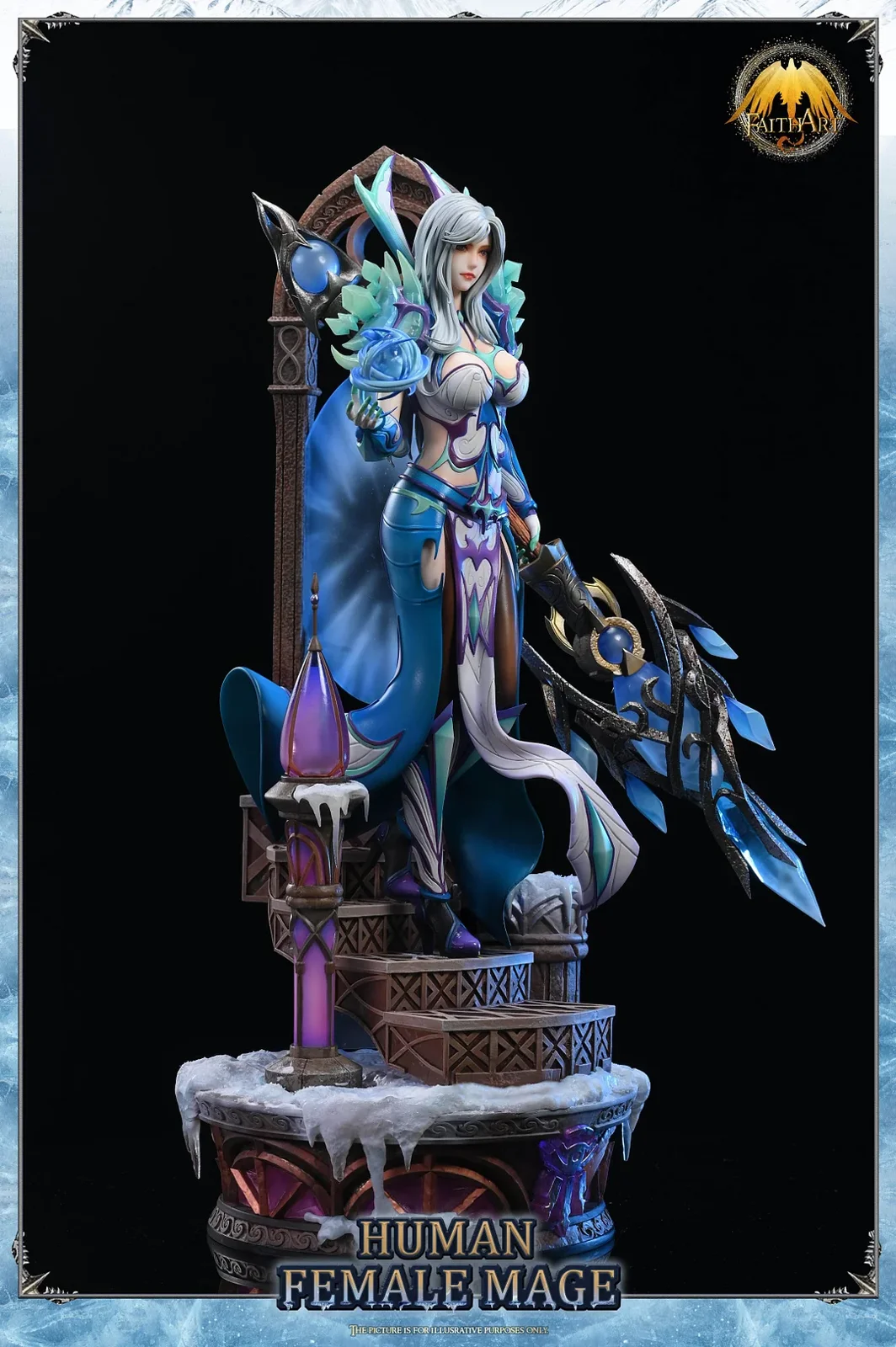 FAITH ART World of Warcraft Human Female Mega Frostfire Regalia 1/4 Scale - Image 5