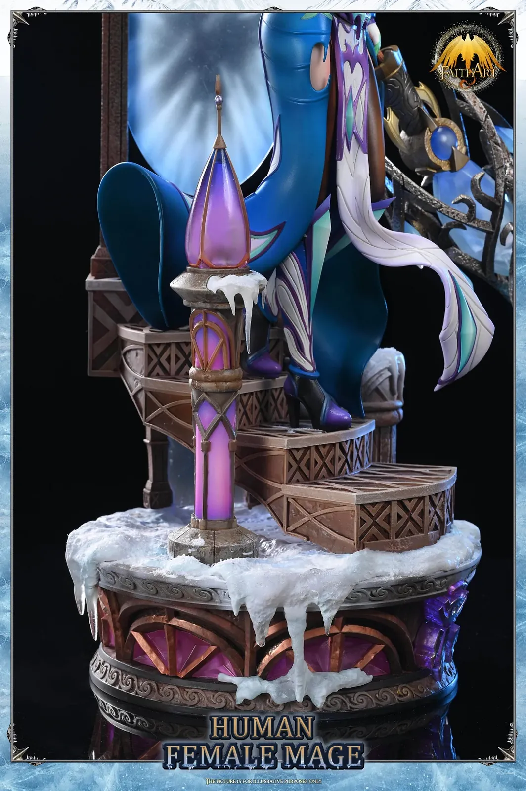 FAITH ART World of Warcraft Human Female Mega Frostfire Regalia 1/4 Scale - Image 8