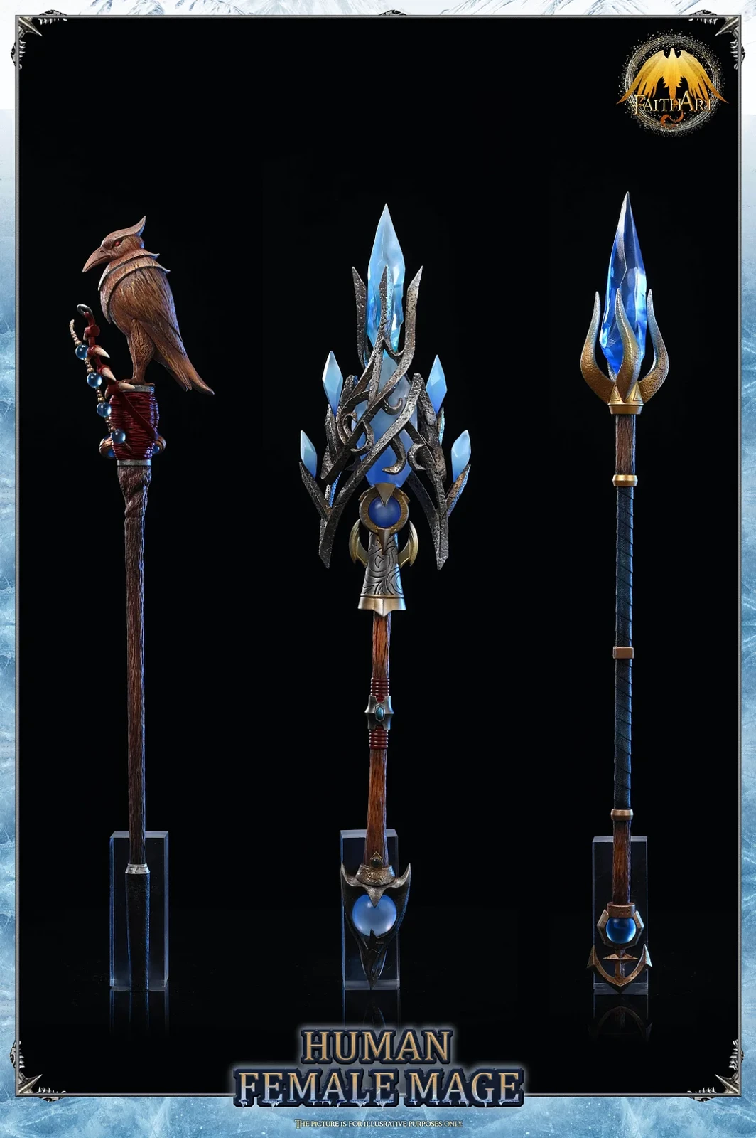 FAITH ART World of Warcraft Human Female Mega Frostfire Regalia 1/4 Scale - Image 10