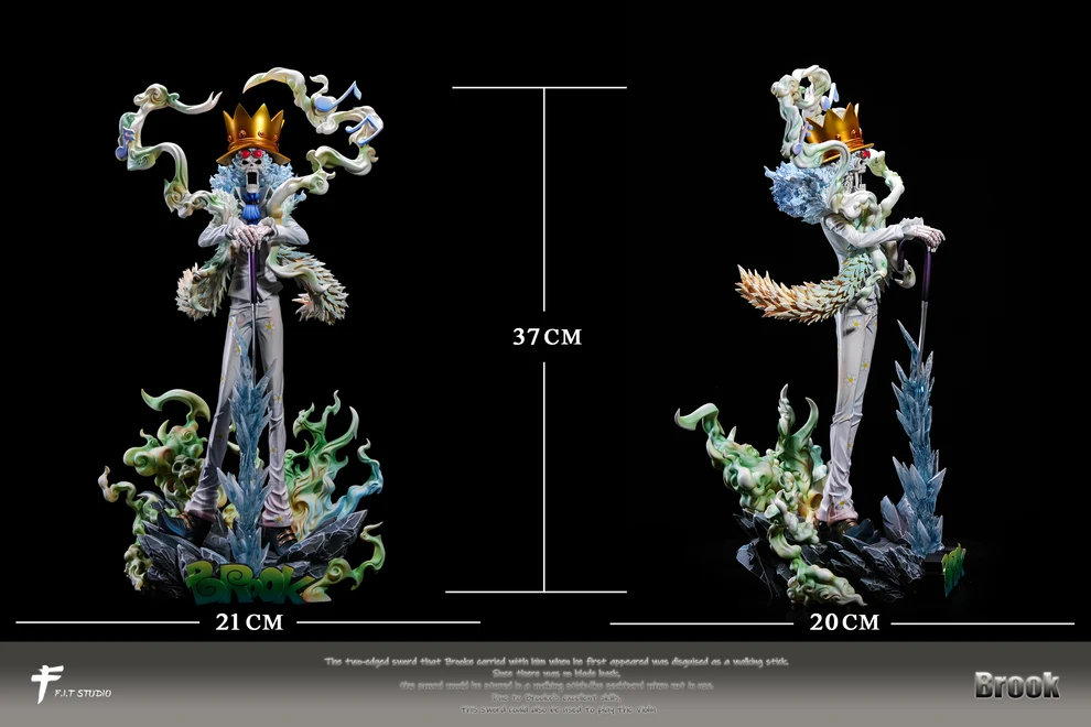 FIT Studio One Piece Brook Nika Ver. – 1/6 Scale Statue - Image 12