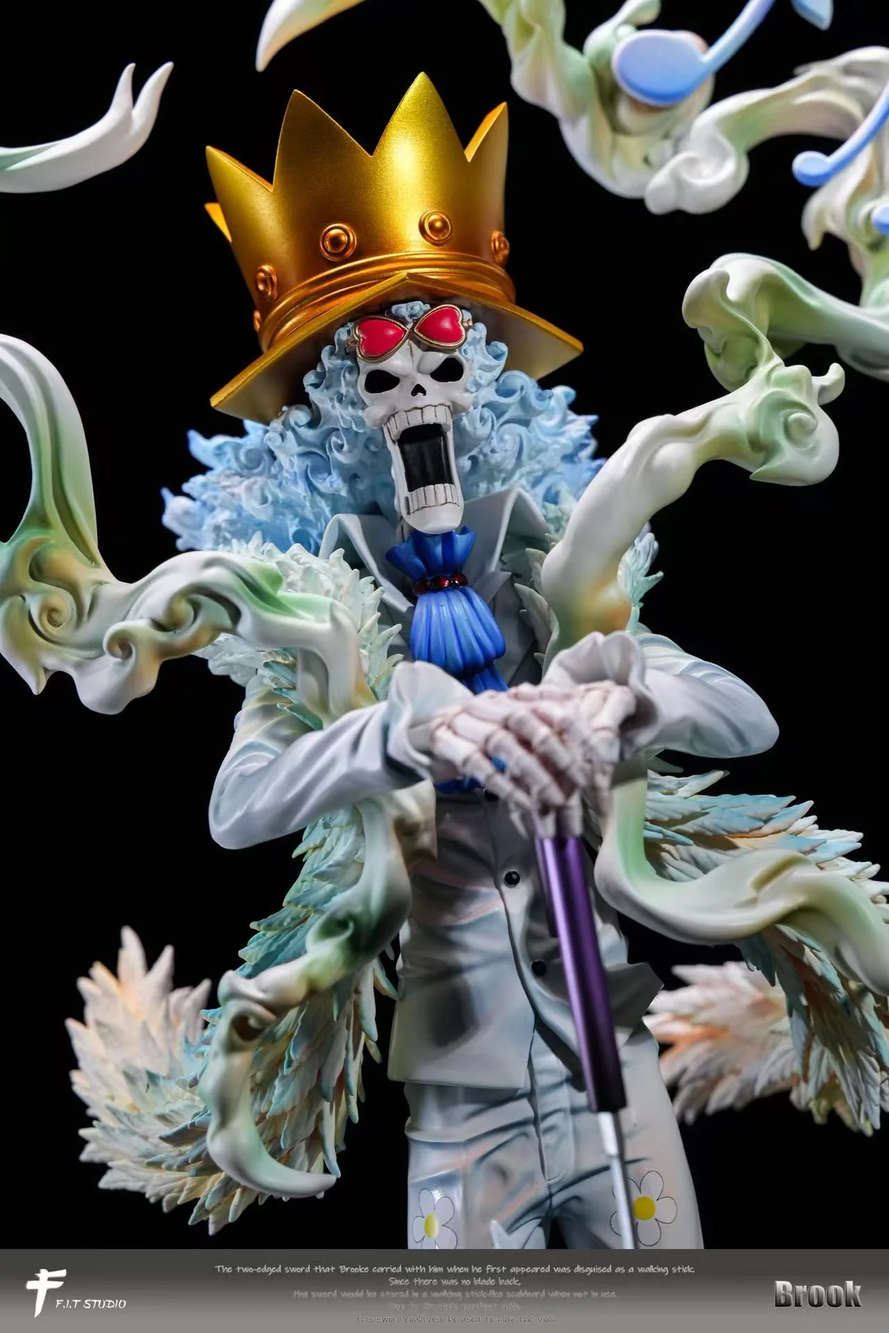 FIT Studio One Piece Brook Nika Ver. – 1/6 Scale Statue - Image 2