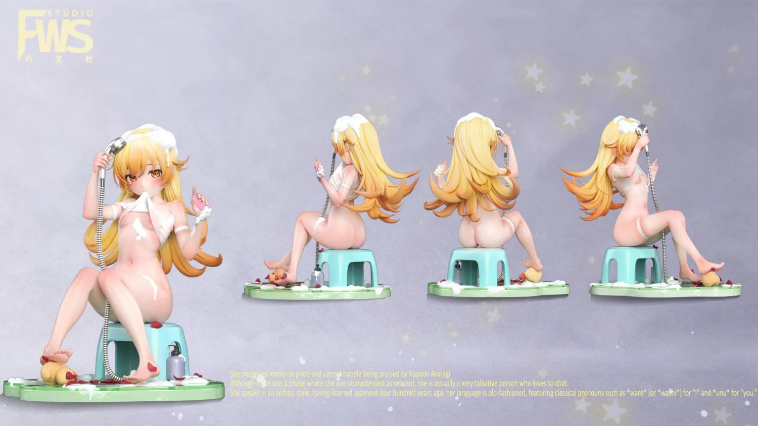 FWS Studio Bakemonogatari Shinobu Oshino – 1/6 Scale Resin Statue - Image 7