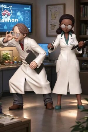 Hanhan Studio – Pokémon Scout X Scientist TOPGK 1/20 Scale PU & Resin Statue