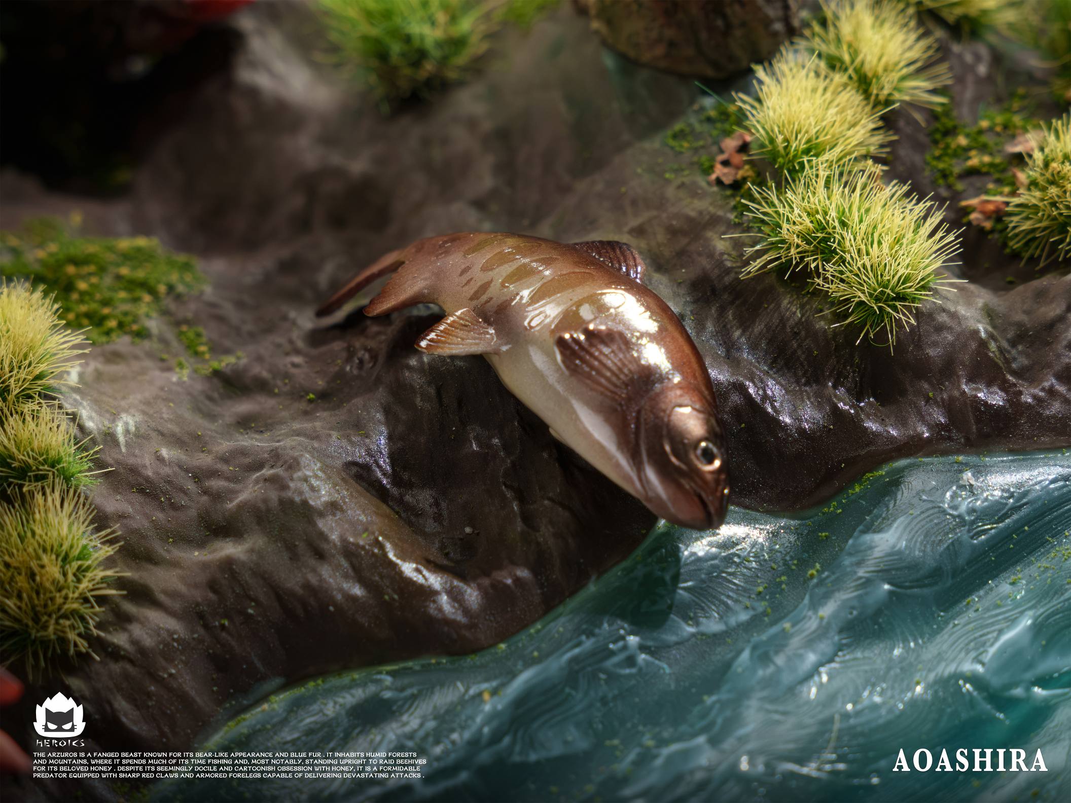 Heroics Catfire Studio Monster Hunter Arzuros & Redhelm Arzuros