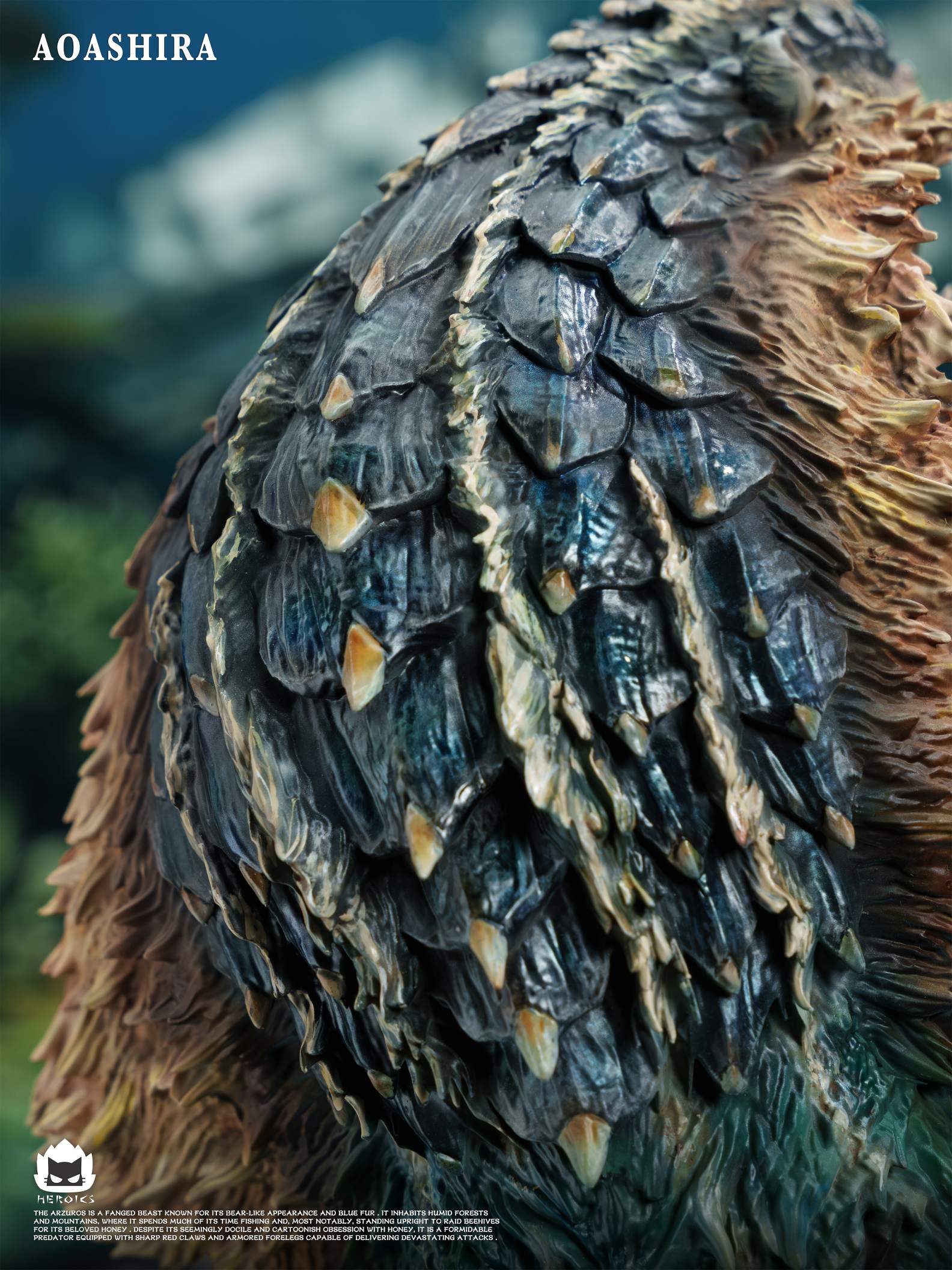 Heroics Catfire Studio Monster Hunter Arzuros & Redhelm Arzuros