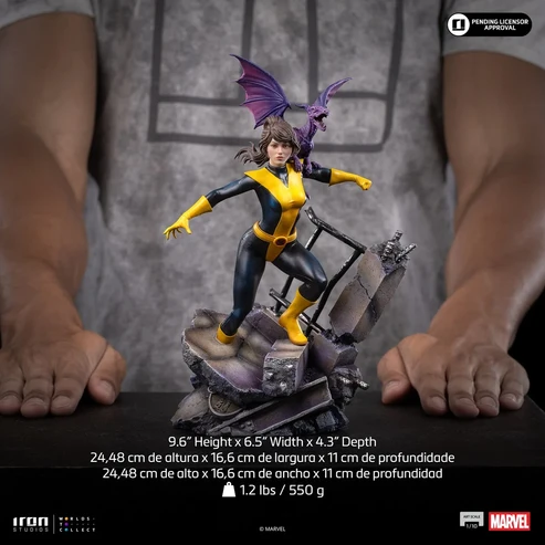 Iron Marvel X-Men Kitty Pryde & Lockheed