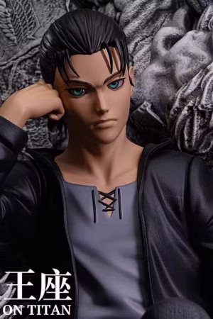 Alternative view of KIDULT Studios  Attack on Titan  Eren Yeager  Sit on Throne  1/4 Scale Resin Statue