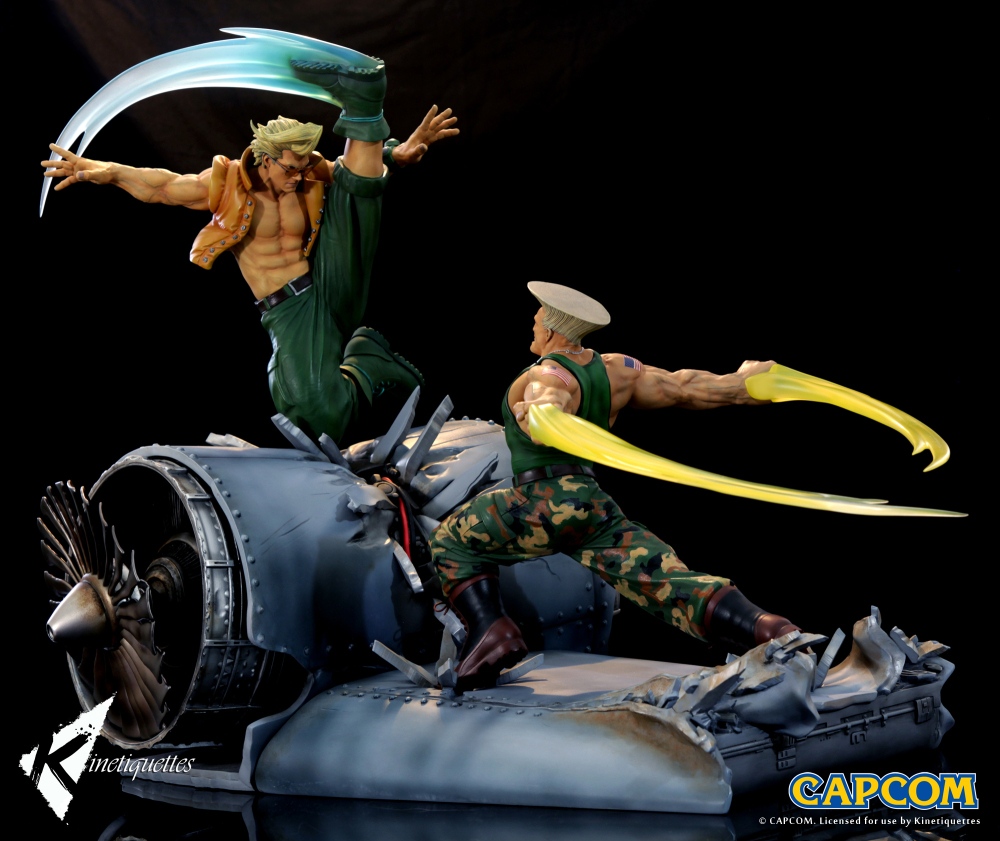 Kinetiquettes Collectibles Street Fighter Guile & Charlie Nash