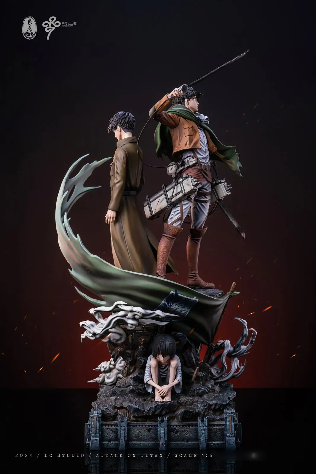 LC-Studios Attack on Titan Levi Ackerman Levi Ackerman's Memoirs 1/6 Scale Resin Statue - Image 2