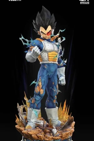 Alternative view of LX Studio   Dragon Ball  Super Saiyan Vegeta – 1/1 Life-Size Statue 
