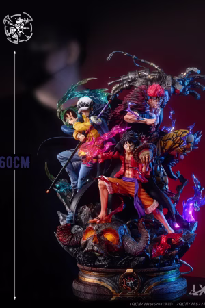 LX Studio  One Piece  Three Captains  Monkey D. Luffy, Trafalgar D. Water Law & Eustass Kid 