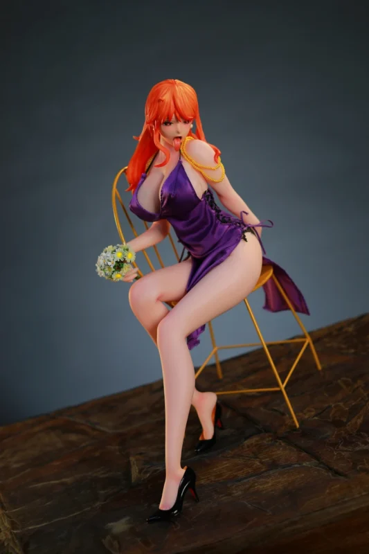 当前图片:**Ling Yun Studio – One Piece – Nami – 18+ Collectible Doll** Bring the iconic navigator of the Straw Hat Pirates to your collection with the **Ling Yun Studio Nami 18+ Collectible Doll**. Inspired by Nami from *One Piece*, this large-format collectible combines a soft silicone magnetic body, flexible internal metal framing, character-focused head sculpting, and multiple outfit options for a highly customizable display. Standing approximately **65 cm tall overall**, the piece offers a substantial presence while maintaining a relatively lightweight construction of approximately 2.27 kg. Furthermore, the inclusion of both a purple dress and white wedding gown allows collectors to create two distinctly different presentations. ## Product Information * **Studio:** Ling Yun Studio * **Product Name:** Nami * **IP:** One Piece * **Character:** Nami * **Product Type:** 18+ Female Collectible Doll * **Scale:** Not Specified * **Overall Height:** Approximately 65 cm * **Body Height:** Approximately 57 cm * **Height Range:** 51–69 cm * **Material:** PU, soft rubber face and hair, all-silicone magnetic body * **Body Construction:** Built-in metal frame * **Body Design:** Jelly-like breast design * **Edition Size:** Not Specified * **Estimated Completion:** Q3 2026 * **Weight:** Approximately 2,268 g ## Body Measurements * **Chest:** 31.5 cm * **Waist:** 17 cm * **Hips:** 30 cm * **Shoulder Width:** 12 cm * **Leg Length:** 38 cm * **Neck Circumference:** 9 cm * **Wrist Width:** 3 cm * **Foot Width:** 2.2 cm * **Foot Height:** 7.6 cm ## The Iconic Nami Nami is one of the most recognizable members of the *One Piece* universe, celebrated for her intelligence, confidence, and distinctive visual identity. Ling Yun Studio presents its interpretation in a large-format collectible designed to give the character a more substantial presence within an adult collector display. Moreover, the combination of the character-inspired head design and customizable body construction makes this release notably different from a conventional static scale figure. ## All-Silicone Magnetic Body A key feature of this release is its **all-silicone magnetic body**. The soft construction provides a distinctive tactile character, while the magnetic design supports the removable and customizable nature of the collectible. In addition, the body incorporates a **built-in metal frame**, allowing collectors to adjust the positioning for different display arrangements. Consequently, Nami can be presented in a more personalized manner rather than being restricted to a single fixed pose. ## Soft Rubber Face and Hair The head components use **PU and soft rubber materials for the face and hair**, creating a material contrast with the silicone body. Furthermore, the supplied facial expression images allow collectors to customize the character's presentation. This additional option makes it possible to create a display that better matches the desired mood and styling. ## Two Outfit Configurations The package includes two different outfit options: * Purple dress * White wedding gown * High heels * One hair accessory The combination provides considerable styling flexibility. For example, the purple dress offers a character-focused presentation, while the white wedding gown creates a more elegant and ceremonial appearance. As a result, collectors can change the overall atmosphere of the display without changing the central character. ## Large 65cm Display Presence At approximately **65 cm in overall height**, this Nami collectible is considerably larger than a conventional anime figure. Therefore, it is best suited to a dedicated display area where the complete silhouette can be appreciated. Meanwhile, the approximately **57 cm body height** gives the character a substantial life-size-inspired presence while remaining more compact than full-scale adult collectibles. ## Flexible Internal Frame The built-in metal frame is another important aspect of the design. Because the internal structure supports positioning, collectors can explore different display arrangements according to their available space and preferred presentation. Moreover, the frame works naturally with the soft silicone construction, helping create a collectible that is designed around customization rather than purely static display. ## A Versatile Nami Display The combination of interchangeable styling, facial presentation options, and multiple outfit choices gives this release considerable versatility. Whether displayed in the purple dress or white wedding gown, Nami can take on a distinctly different visual character. Additionally, the included high heels and hair accessory help complete the chosen configuration. ## For One Piece Collectors For dedicated *One Piece* fans, Nami is an essential character whose recognizable appearance makes her a natural centerpiece for a character-focused collection. This Ling Yun Studio interpretation goes beyond a conventional figure by combining **large-format presentation, silicone construction, magnetic components, an internal metal frame, and multiple styling options**. Consequently, it offers a distinctive alternative for collectors seeking something different from standard PVC or resin statues. ## Q3 2026 Release The **Ling Yun Studio Nami 18+ Collectible Doll** is scheduled for estimated completion in **Q3 2026**. With its approximately **65 cm overall height**, customizable construction, and multiple included accessories, the release is positioned as a notable upcoming addition for collectors planning their *One Piece* display lineup. ## Complete Accessory Package The package includes: * Purple dress * White wedding gown * High heels * One hair accessory * Two facial expression images * Body accessory Together, these components give collectors several ways to customize Nami's final presentation. ## Welcome Nami to Your Collection The **Ling Yun Studio – One Piece – Nami 18+ Collectible Doll** combines Nami's instantly recognizable character identity with a large-format, highly customizable construction. Featuring an **all-silicone magnetic body, built-in metal frame, PU and soft-rubber head components, two outfit options, high heels, hair accessories, and facial expression options**, this release is designed for collectors who value flexibility as much as display presence. Scheduled for **Q3 2026**, the Ling Yun Studio Nami offers a distinctive large-format addition to dedicated *One Piece* and adult collectible collections.