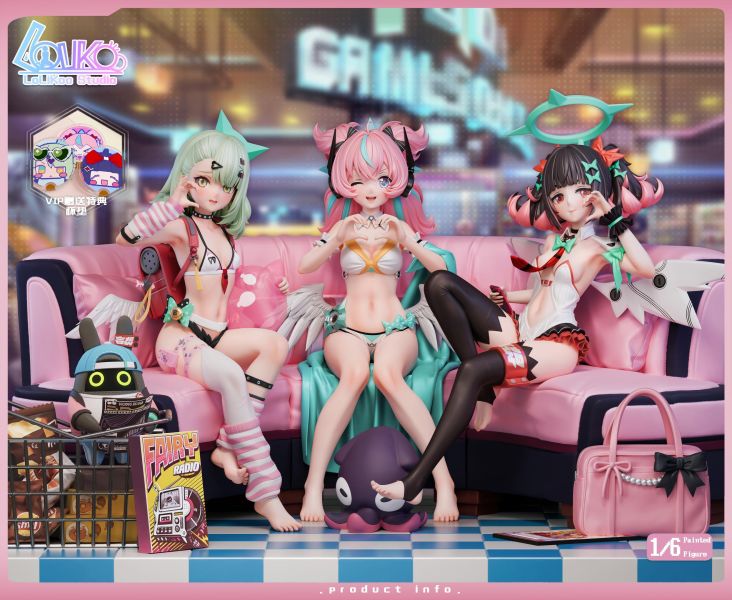 Lolikoo Studio Zenless Zone Zero Chinatsu & Aria & Nangong