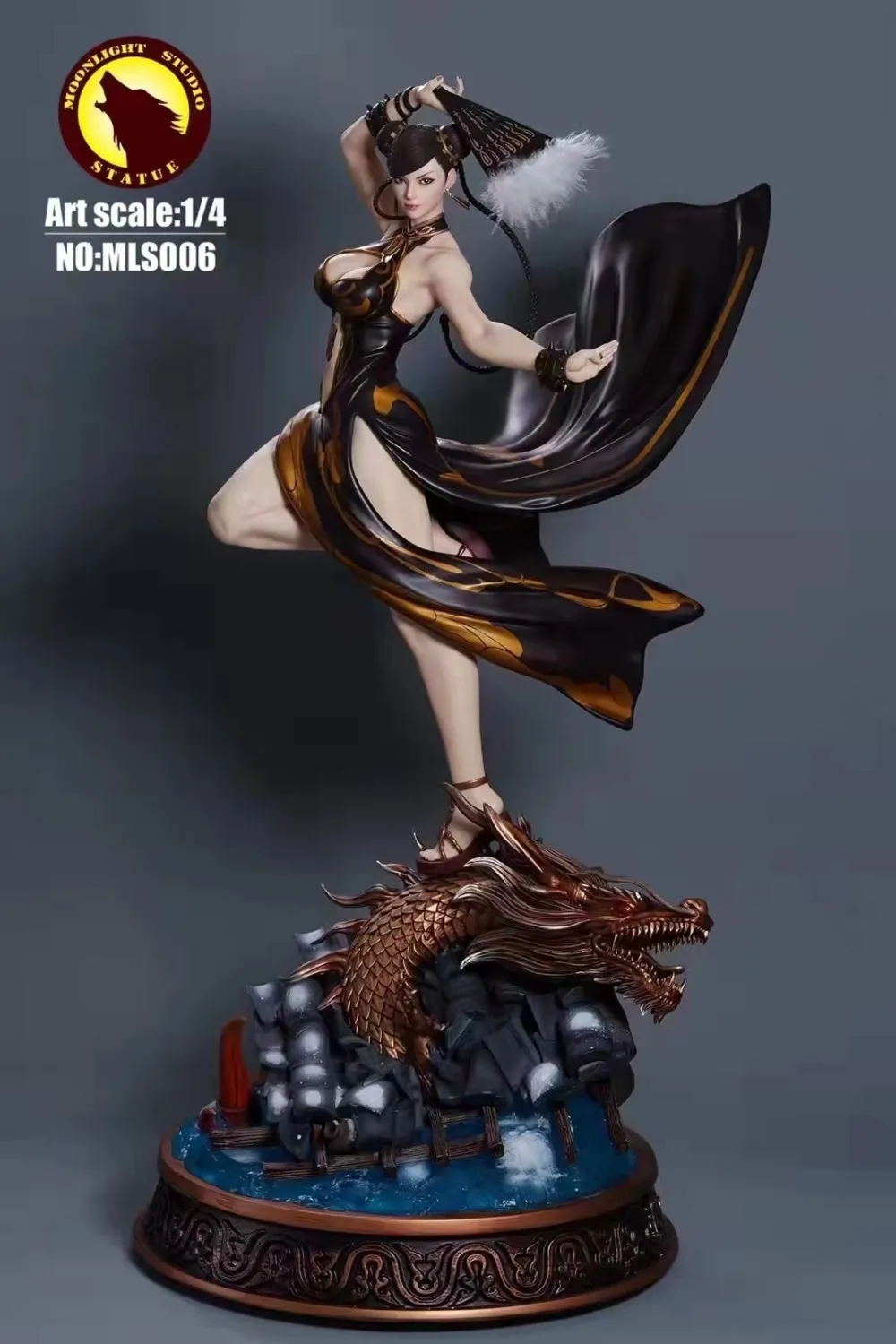MOON LIGHT Studio King of Fighters Chun Li – 1/4 Scale Statue - Image 7