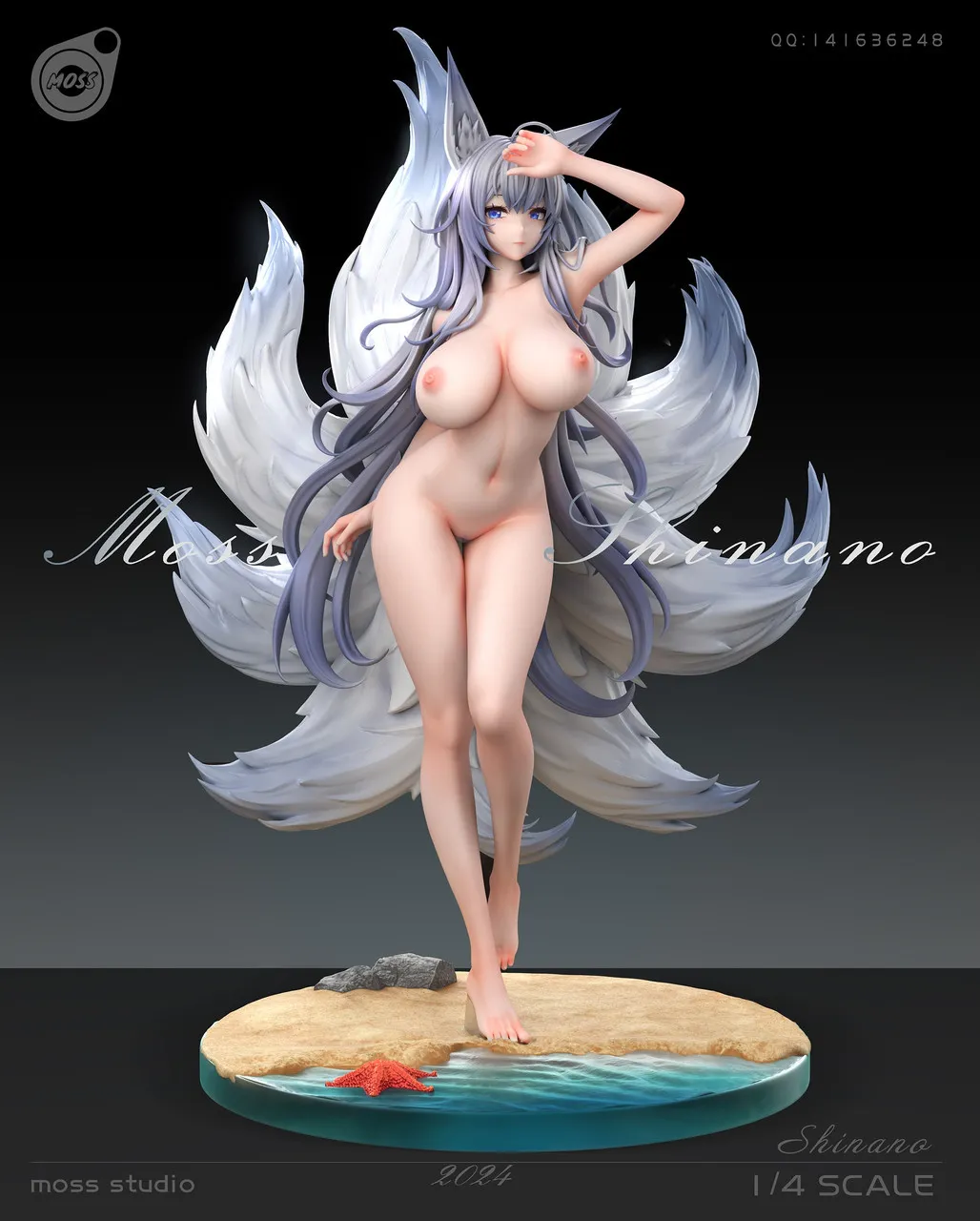 MOSS Studio Azur Lane Shinano TOPGK 1/4 Limited 280 Resin Statue