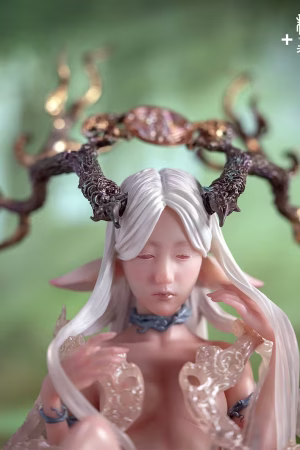 Alternative view of Manas SUM  Original  Deer Girl  Licensed Statue
