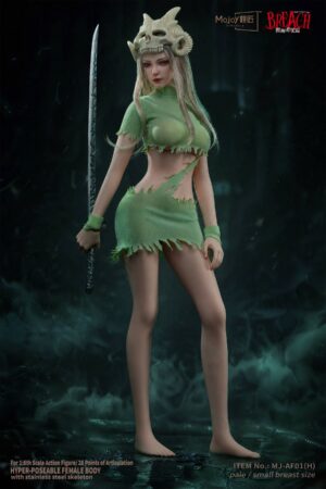 Mojoy - Slender Female Body + Head Green Ver. TOPGK 1/6 - LSR + Stainless Steel Action Figure