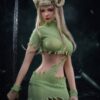 Mojoy - Slender Female Body + Head Green Ver. TOPGK 1/6 - LSR + Stainless Steel Action Figure