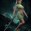 Mojoy - Slender Female Body + Head Green Ver. TOPGK 1/6 - LSR + Stainless Steel Action Figure
