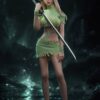 Mojoy - Slender Female Body + Head Green Ver. TOPGK 1/6 - LSR + Stainless Steel Action Figure