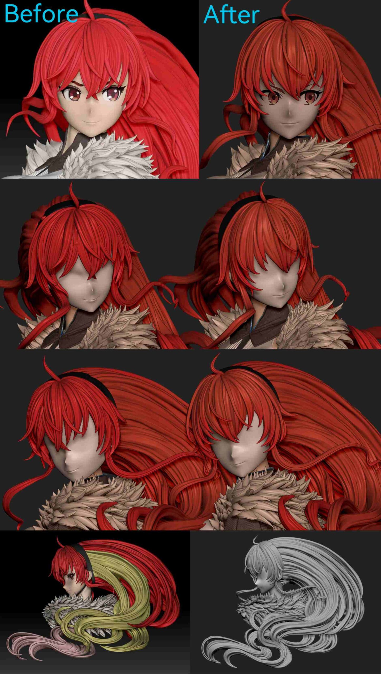 Mushoku Tensei Eris Boreas Greyrat 16 Scale Resin TOPGK Statue –ArtCast Studio
