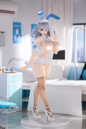 Native x Pink Cat Mataro Original Illustration Series Blue Nurse Bunny