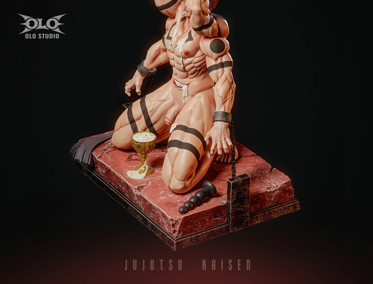 OLO Studio Two-Faced Sukuna 16 Scale Statue – Jujutsu Kaisen Limited Edition 168