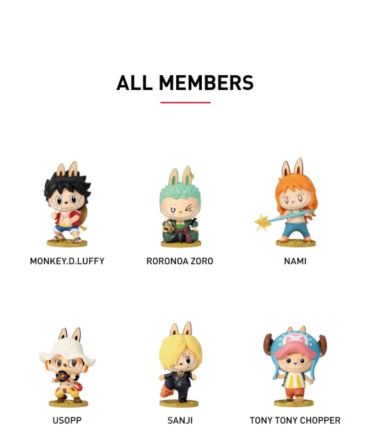 POP MART THE MONSTERS x One Piece LABUBU