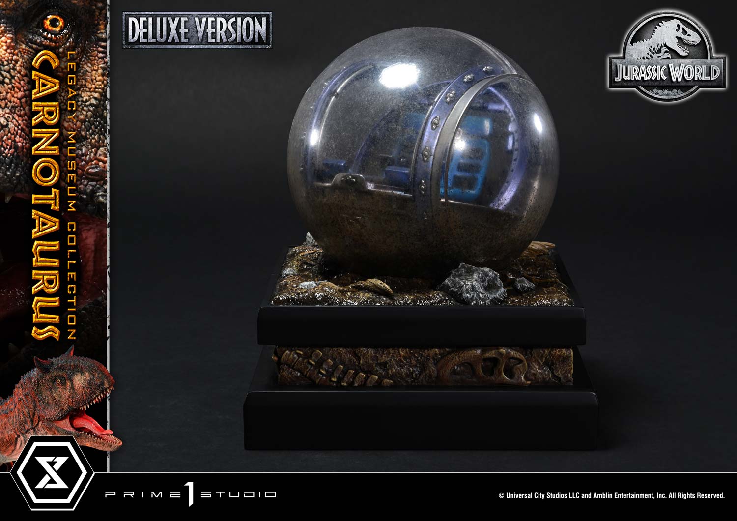 Prime 1 Studio - Jurassic Series Carnotaurus TOPGK 1/15 Scale Polystone Statue (Licensed)