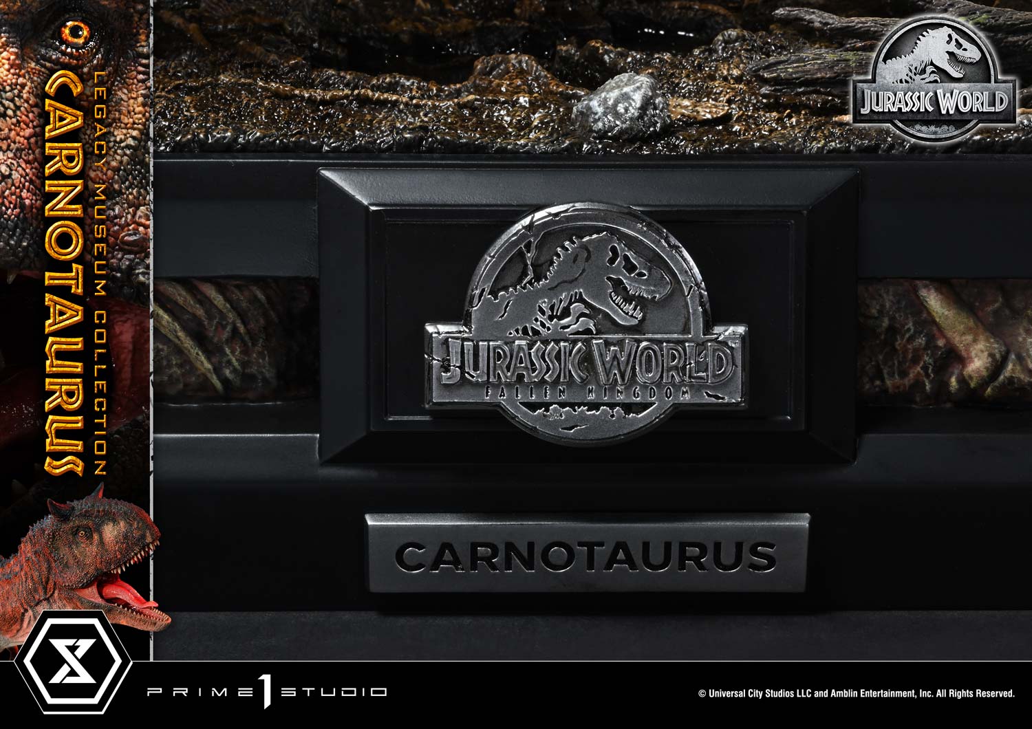 Prime 1 Studio - Jurassic Series Carnotaurus TOPGK 1/15 Scale Polystone Statue (Licensed)