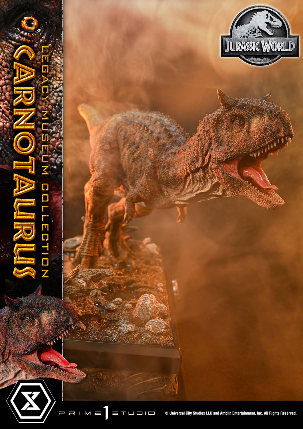 Prime 1 Studio - Jurassic Series Carnotaurus TOPGK 1/15 Scale Polystone Statue (Licensed)