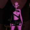 Purple Skin Elf Alien Sexy Doll 170cm E
