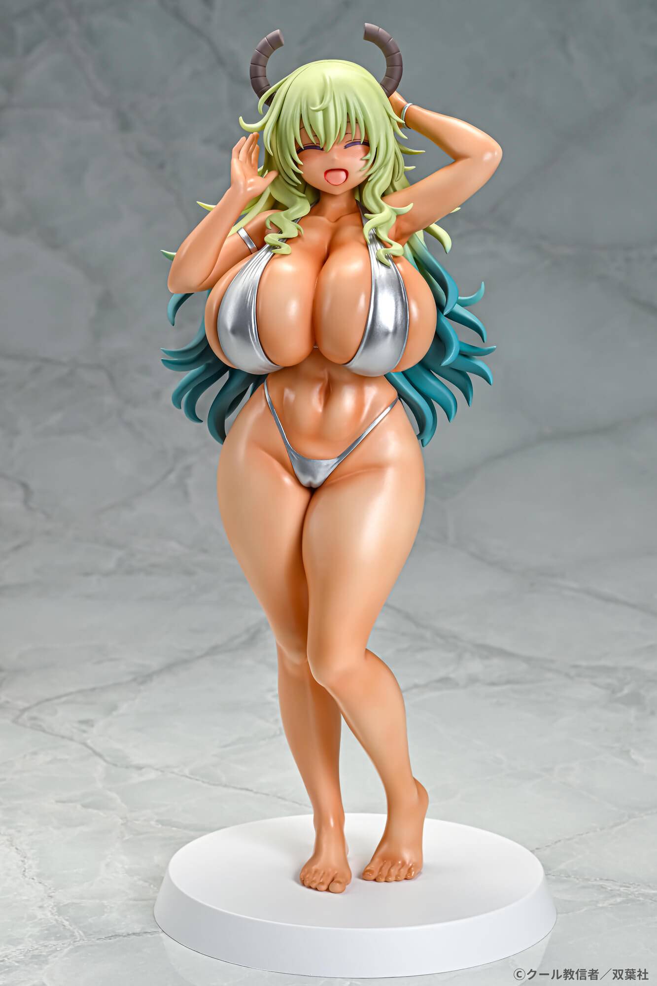 Q-six Miss Kobayashi's Dragon Maid Lucoa TOPGK 1/7 PVC/ABS Figure