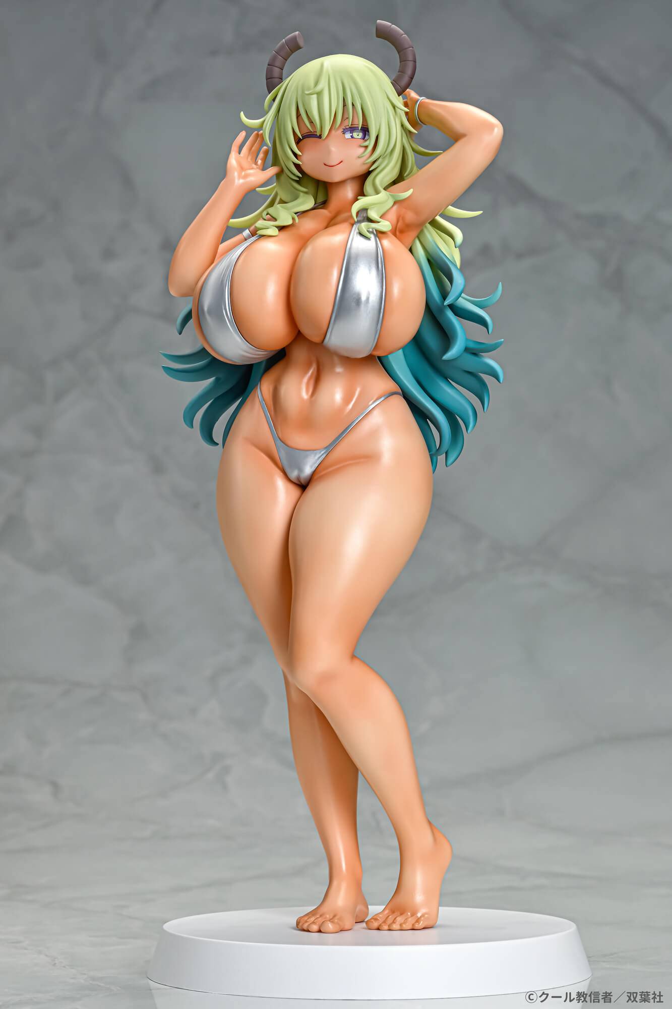 Q-six Miss Kobayashi's Dragon Maid Lucoa TOPGK 1/7 PVC/ABS Figure