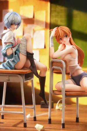 Quiet Art Studio Neon Genesis Evangelion Asuka & Rei