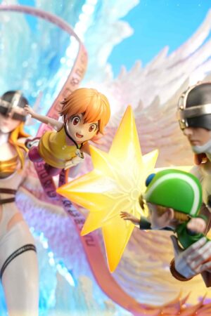 SUPER HERO Studio × Flash Art STUDIO × Fantasy Zone Maker Digimon Angewomon & Angemon