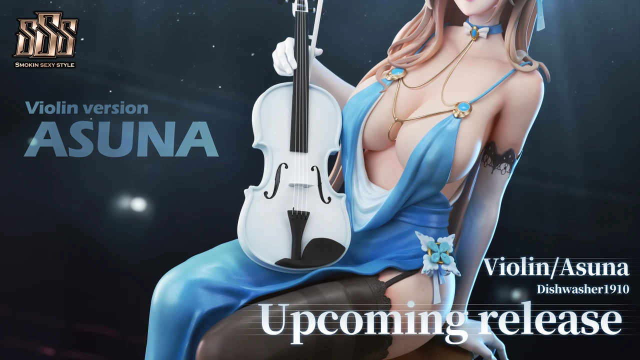 Smokin Sexy Style Studio – Blue Archive Ichinose Asuna Gown / Violin Virtuoso Ver. TOPGK 1/6 & 1/4 Limited 88 Polystone + PU Statue