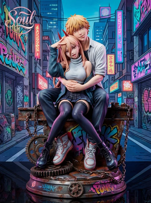 Soul Studio Chainsaw Man Denji & Power