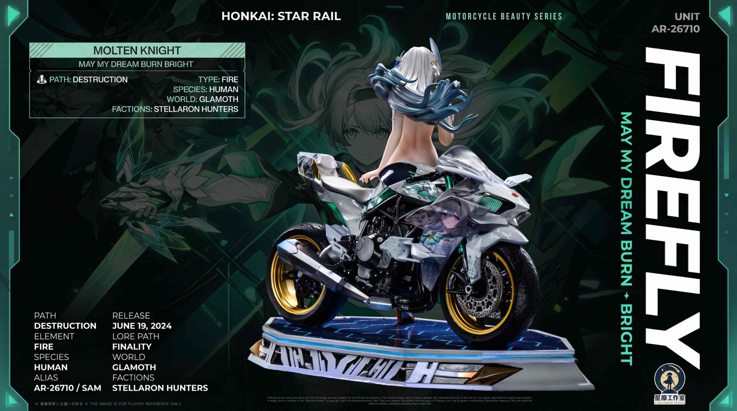Star Origin Studio Honkai: Star Rail Firefly