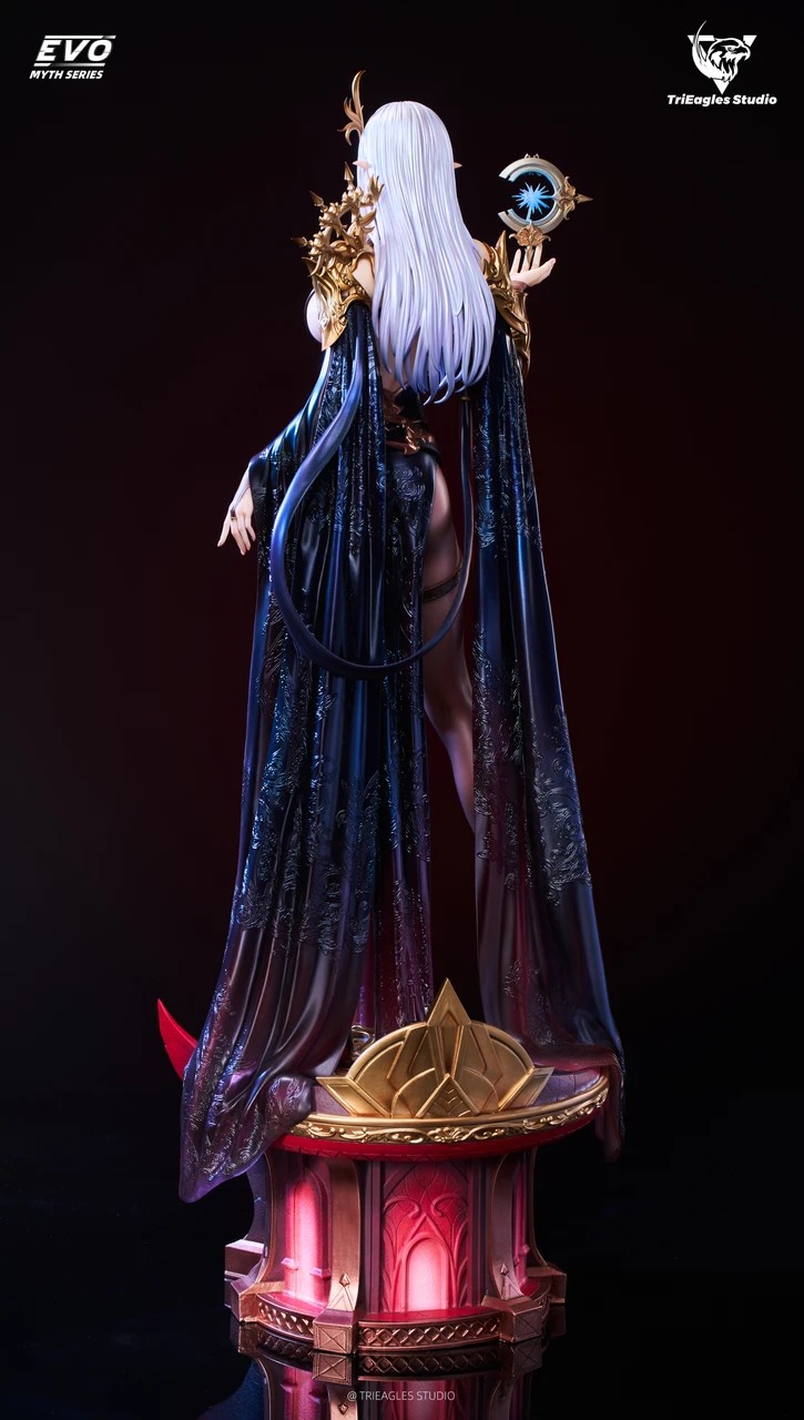 TriEagles Studio - Original Fantasy Starry Dark Angel Aela TOPGK 1/4 Full PU & Polystone Resin LED Statue