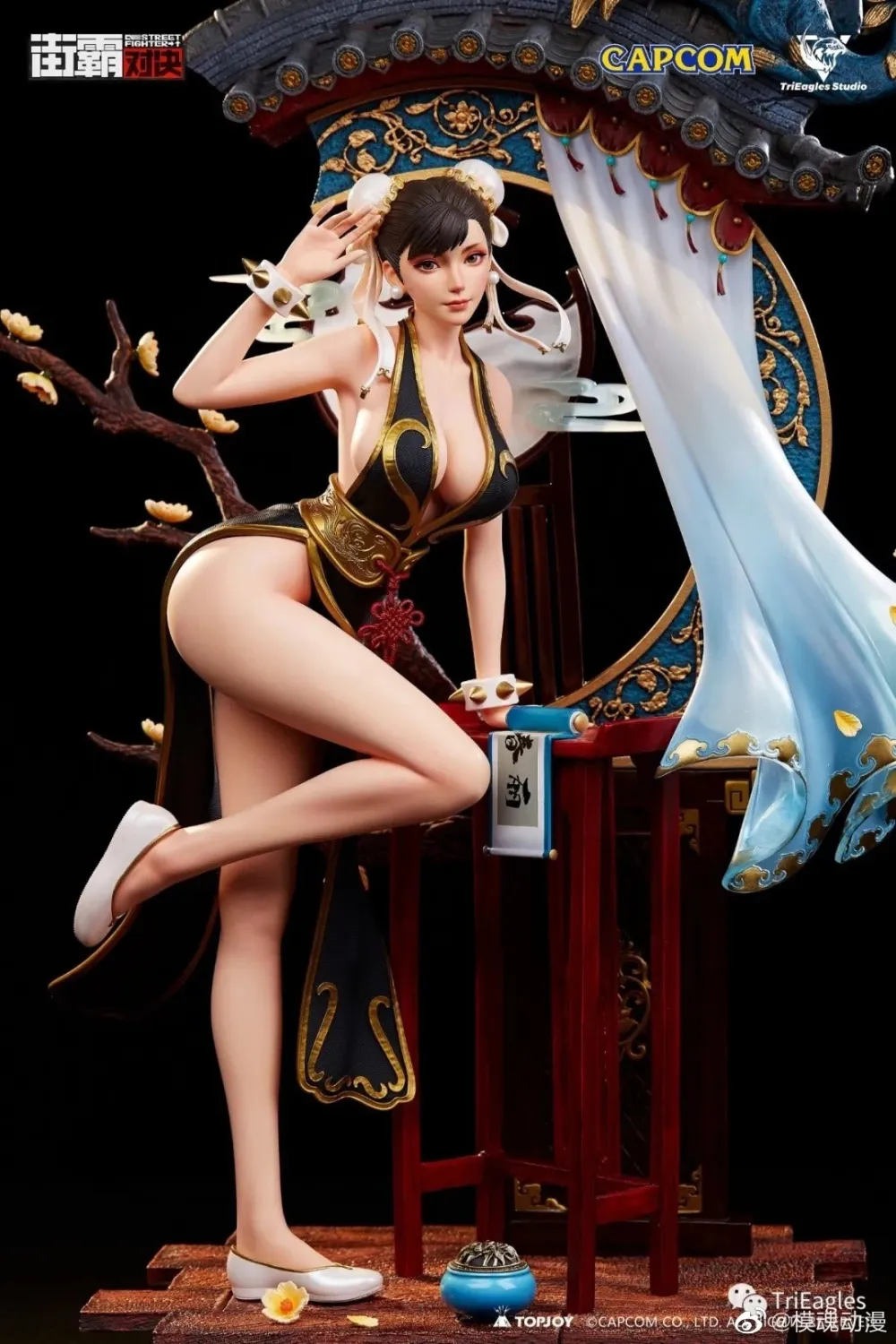 TriEagles Studio Street Fighter: Duel Chun-Li Crystal Series 1/4 Scale Licensed Statue - Image 5