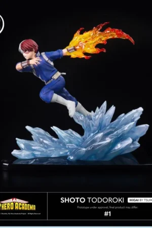 Alternative view of Tsume Art – My Hero Academia – Shoto Todoroki – Ikigai Series 1/6 Scale Statue