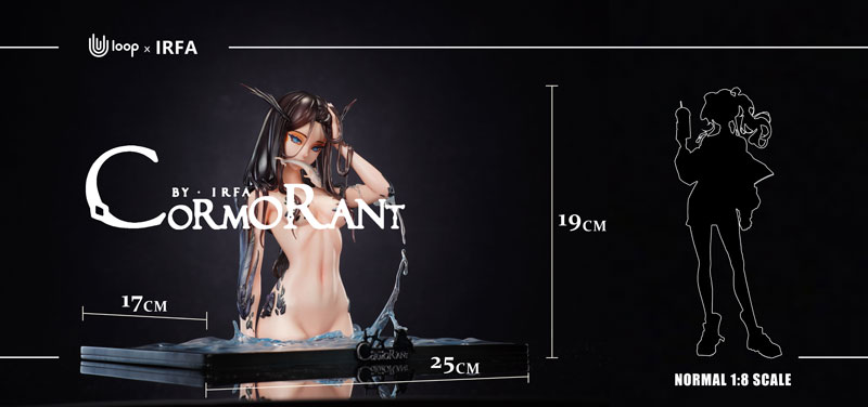 U-loop Studio x Fairy Bean Studio Original Cormorant 1/5 Scale GK Statue - Image 6