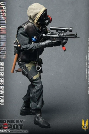 UJINDOU – Operation Nimrod British SAS CRW 1980 TOPGK Licensed Military Figure UD9072(Licensed)