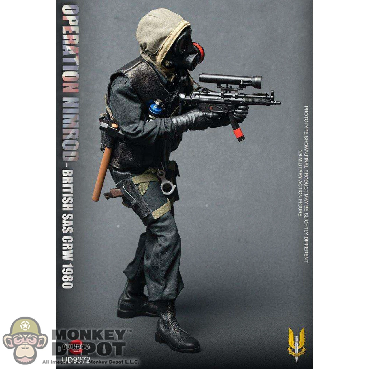 UJINDOU – Operation Nimrod British SAS CRW 1980 TOPGK Licensed Military Figure UD9072(Licensed)