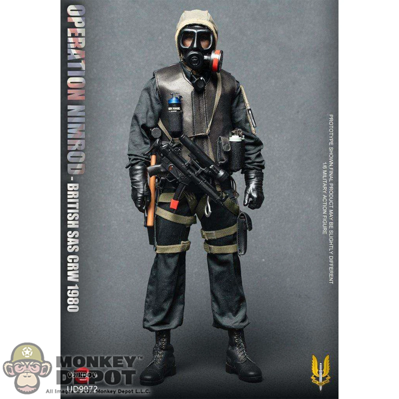 UJINDOU – Operation Nimrod British SAS CRW 1980 TOPGK Licensed Military Figure UD9072(Licensed)
