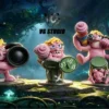 VG – Digimon Garbagemon TOPGK Small 5cm / Large 8cm Collectible Statue Set