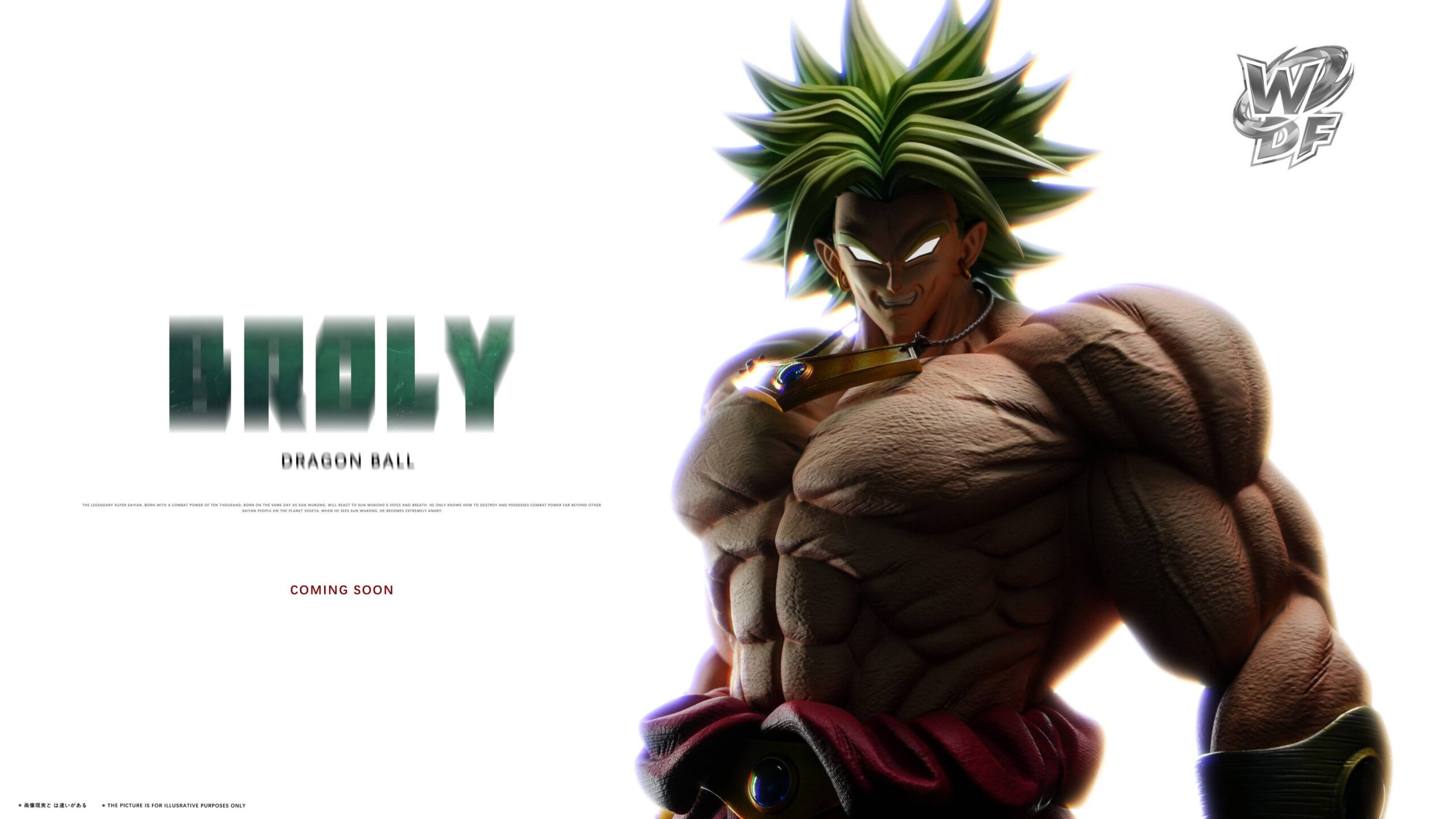 WDF Studio - Dragon Ball Broly 1/6 Scale TOPGK Limited Edition Resin Statue With LED - Image 2