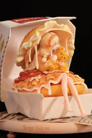 WeArtDoing  Burger Fairies  Sweetheart Chicken Cheese Burger 